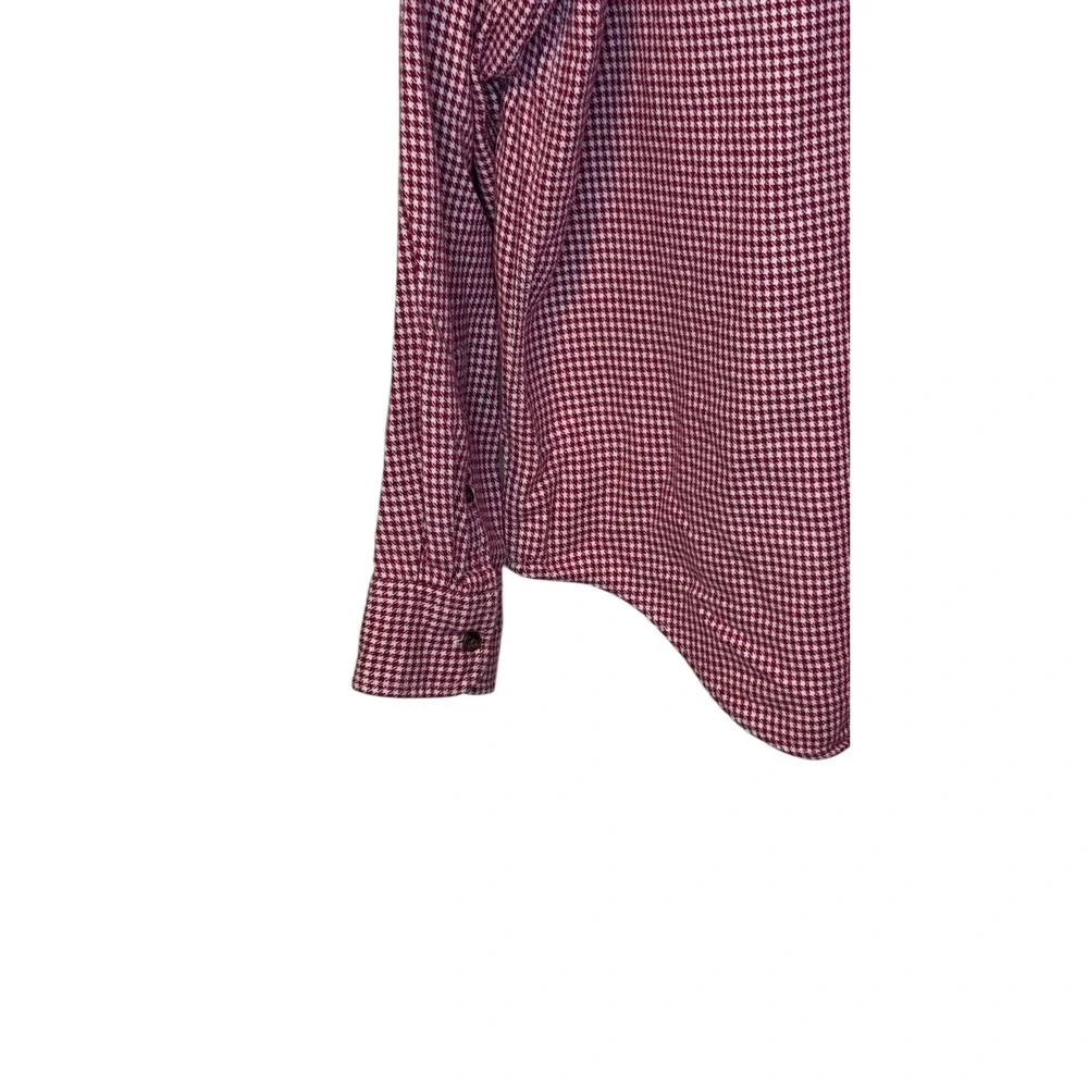 J.Crew Mens Shirt Vintage Oarsman‎ Hounds tooth Long Sleeve Button Down Medium